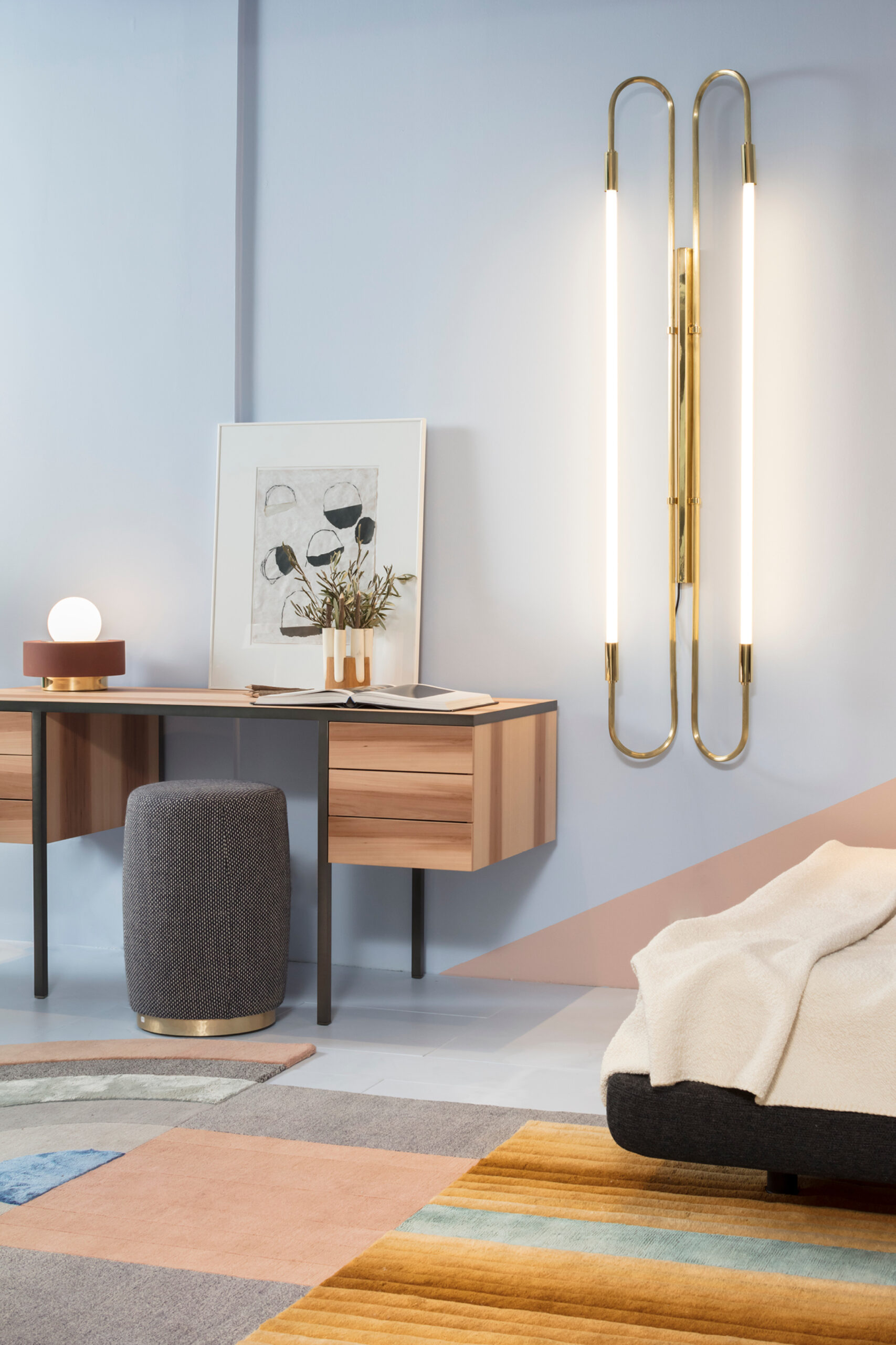 Wall lamp neon double
