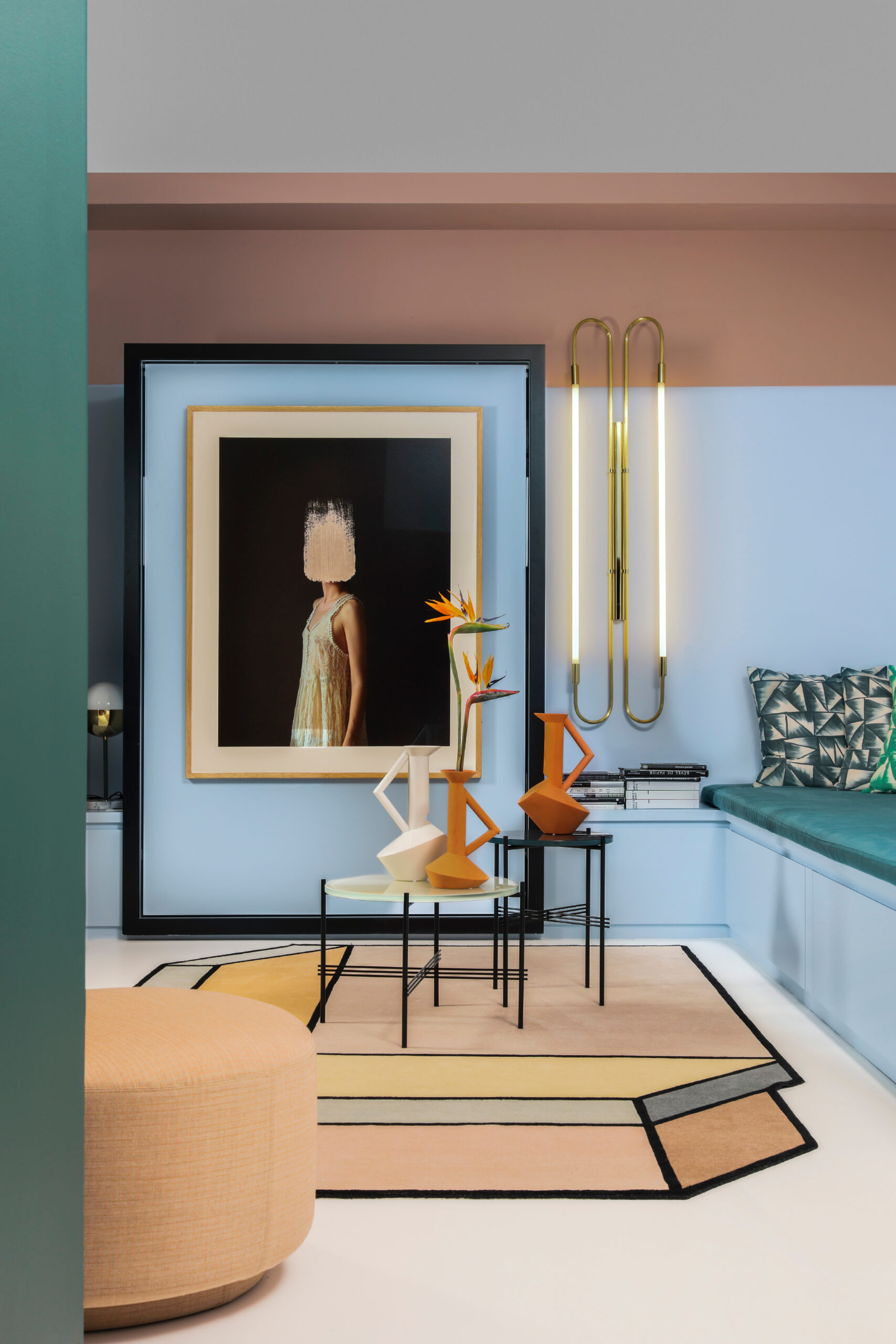 Wall lamp neon double
