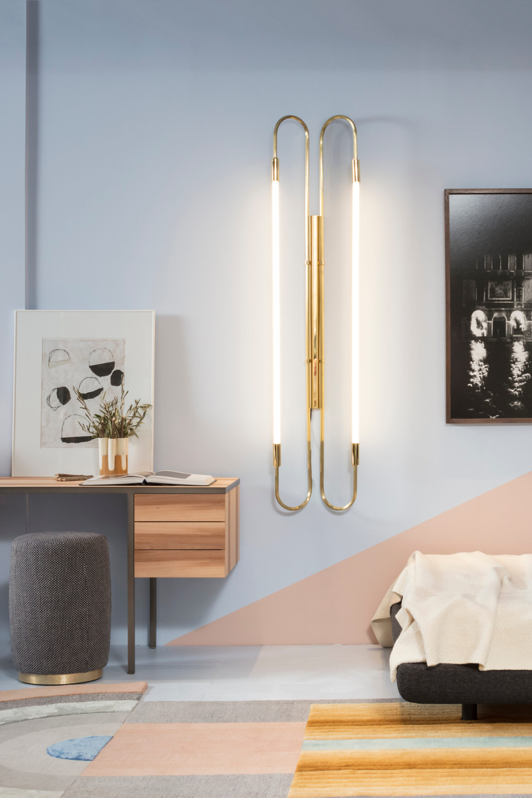 Wall lamp neon double
