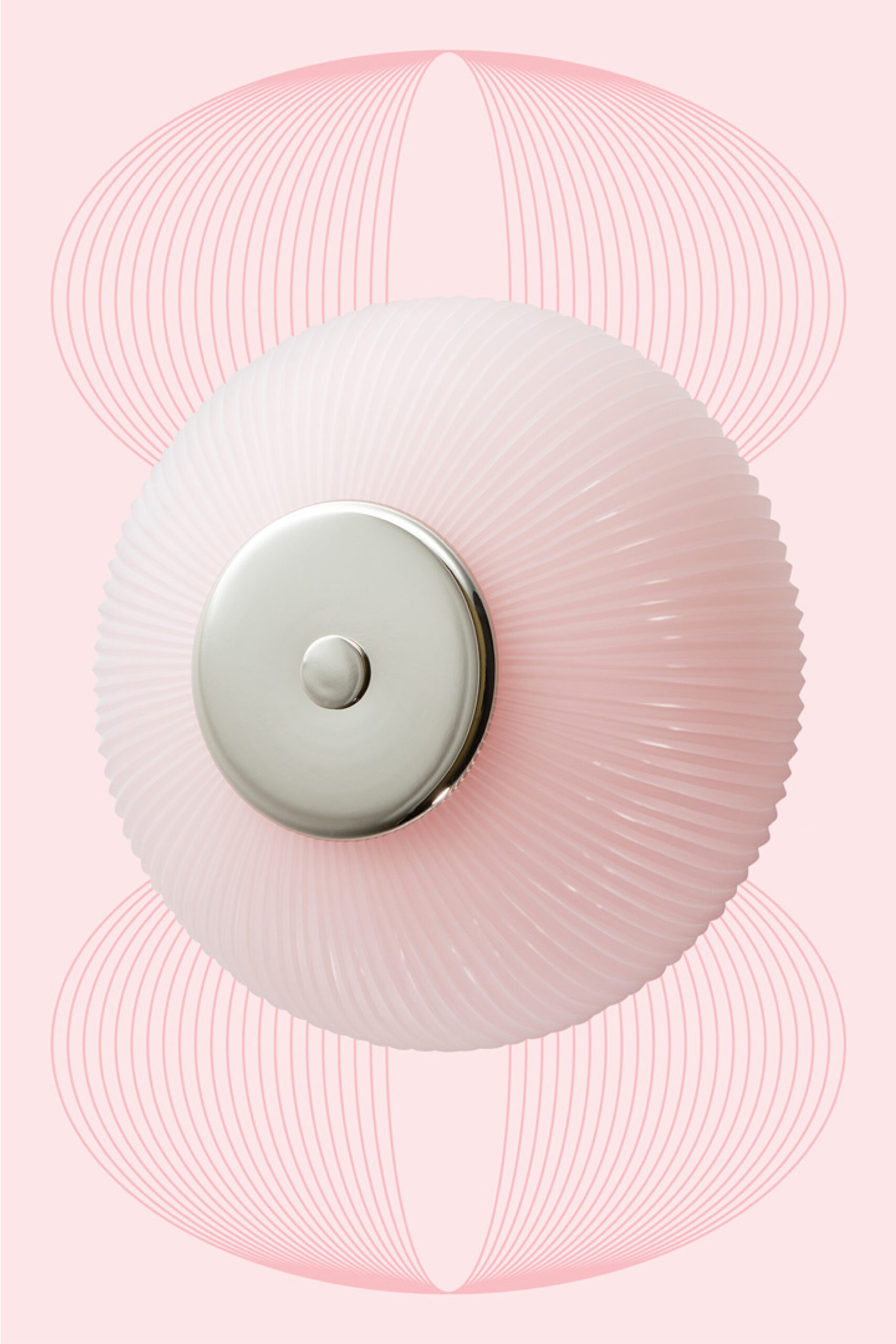 Wall Lamp Candy EyesSculpted mat opal
