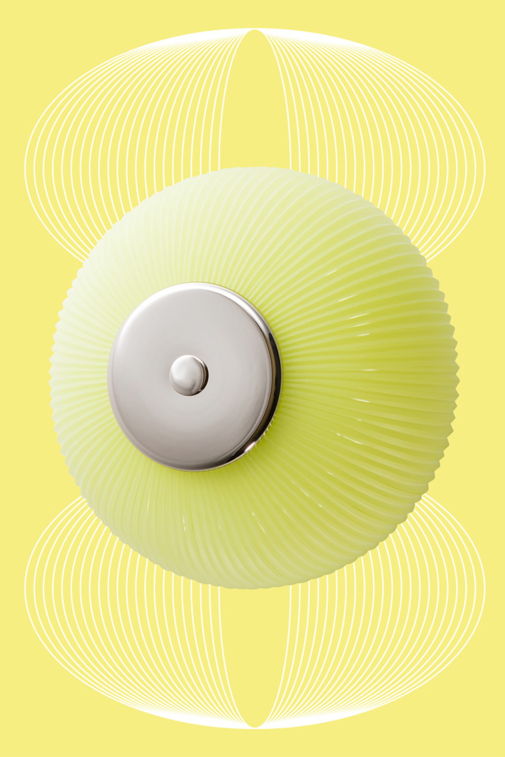 Wall Lamp Candy EyesSculpted mat opal
