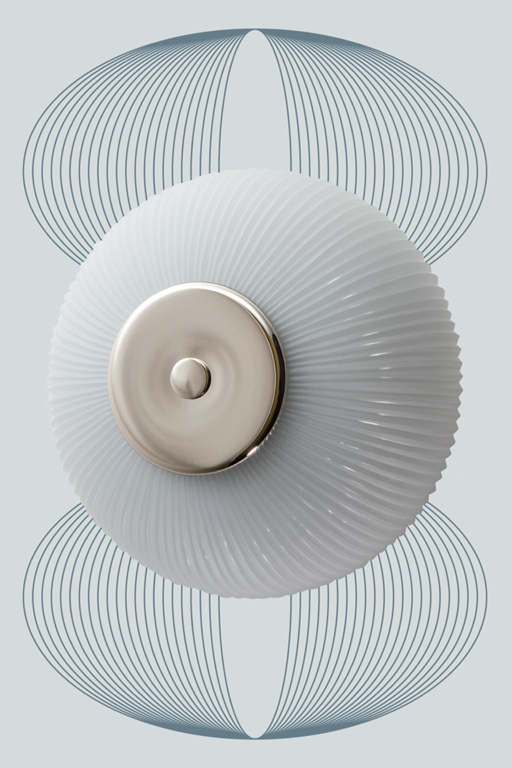 Wall Lamp Candy EyesSculpted mat opal
