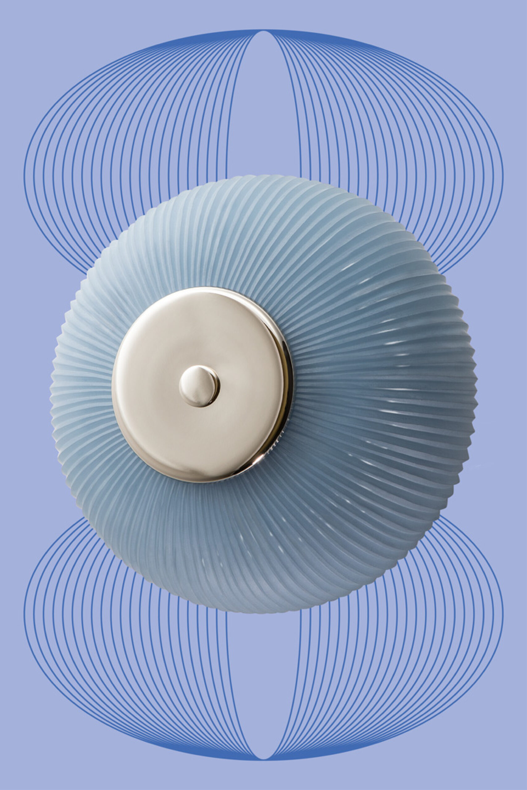 Wall Lamp Candy EyesSculpted mat opal
